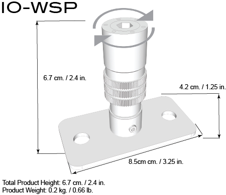Triad-Orbit IO-WSP Wall and Ceiling Mount