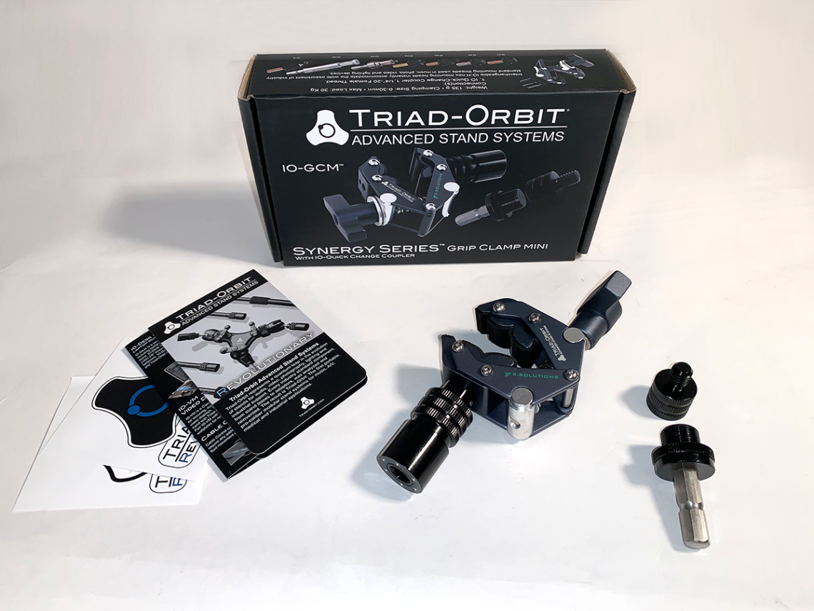 IO-GCM, IO-Equipped Mini Grip Clamp - Triad Orbit